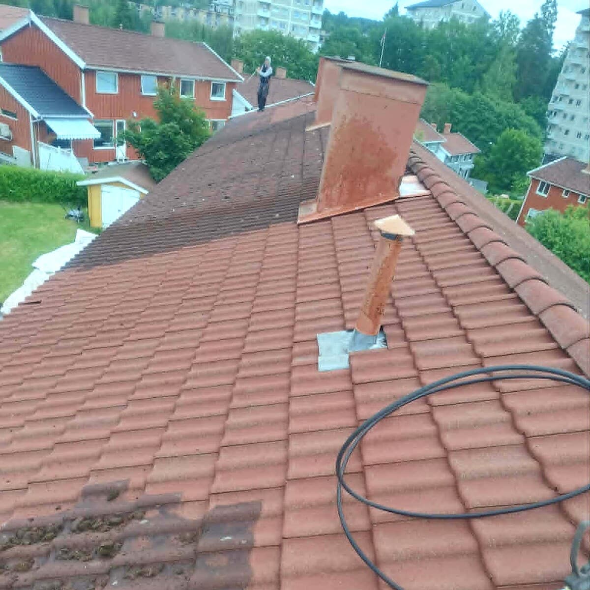 Cleaning and preparation before further treatment